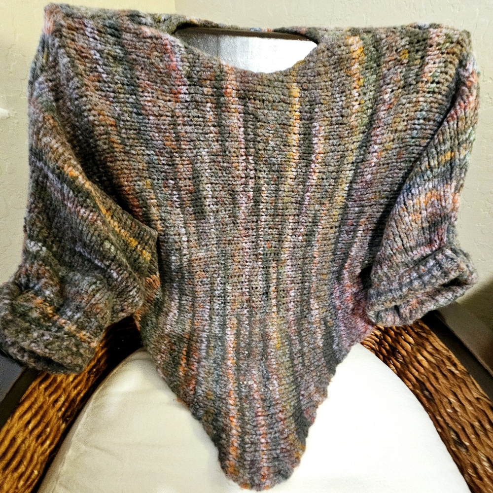 Baretti casual pullover sweaters made in Italy. Multicolor muted & Siena colors.